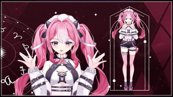 design and rig live2d vtuber model live 2d vtuber avatar anime 2d vtuber model
