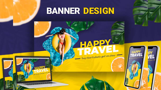 design web banner, ads, cover, post in 4 hours
