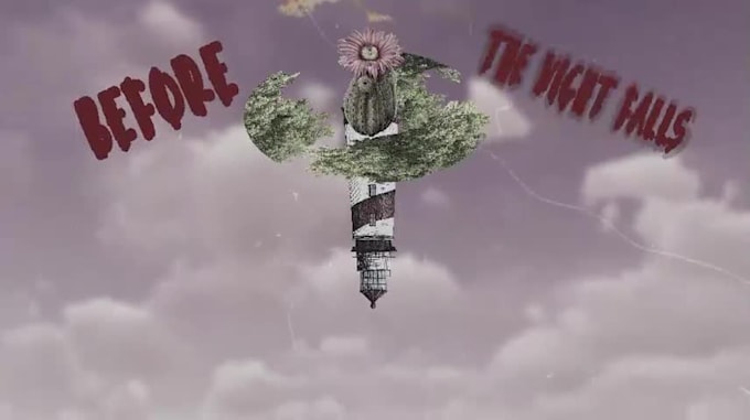 make an art collage music lyric video