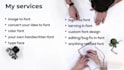 create and develop custom font in ttf or otf for your business