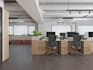 design and rendering corporate office interior, workspace, buiding