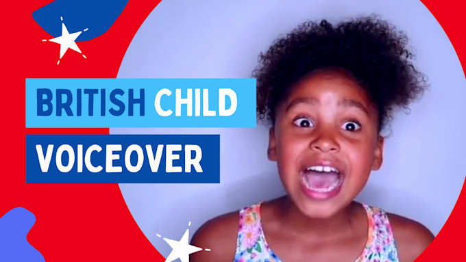 record a young british girl voice over