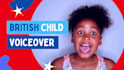 record a young british girl voice over