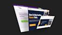 create amazing website promo video from dark desktop