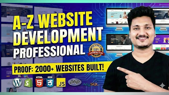create wordpress website design, redesign, ecommerce website development