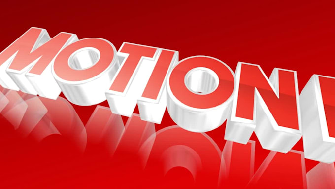 create 3d text intro animation professionally