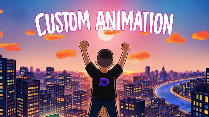 animate a 2d cartoon video animation or character video