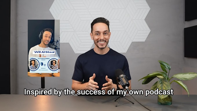 create podcast style ugc videos