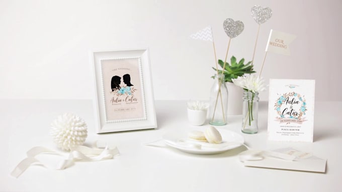 create wedding video invitation