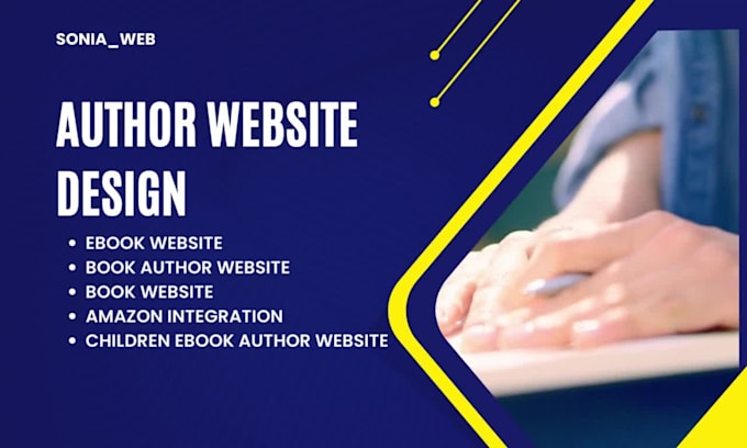 design book author website ebook author website with amazon integration