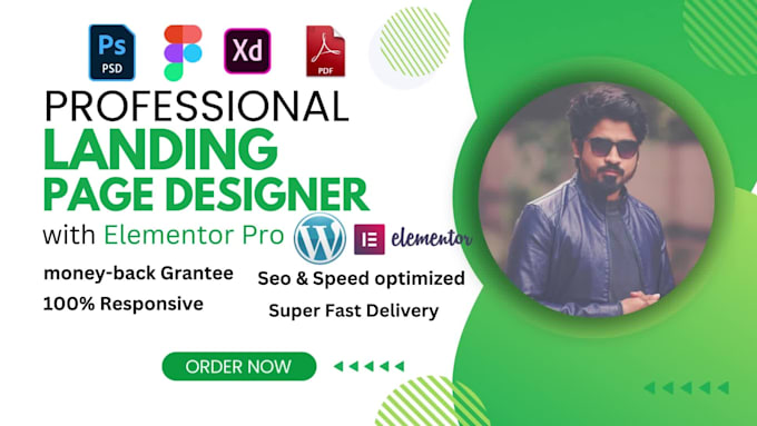 do wordpress landing page and elementor pro website