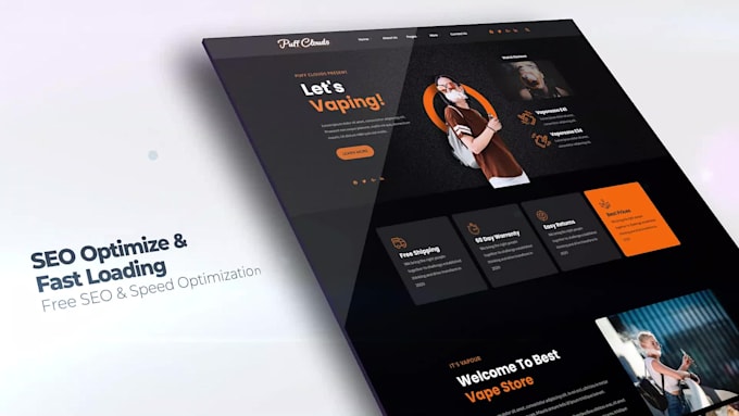 create woocommerce website website design and online store