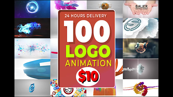 make 100 eye catching animated logo intro videos 4k