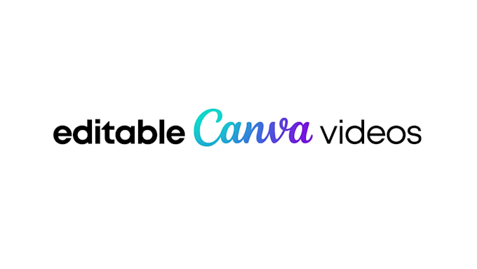 create editable canva videos