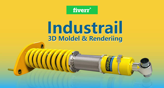 do industrial 3d modeling rendering product animation video