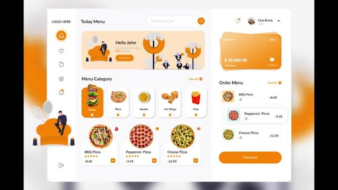 create dashboard ui ux design, web ui ux and landing page ui