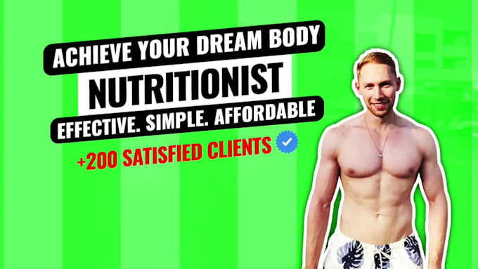 create a customized nutrition plan and supplement plan