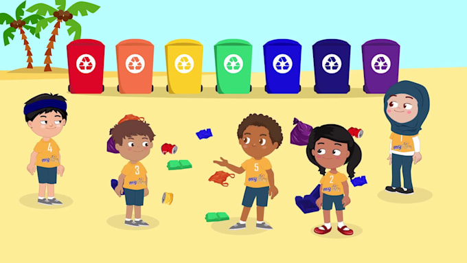 create kids learning videos
