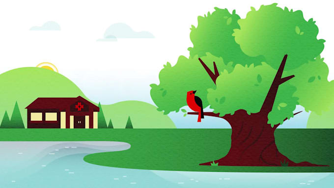 create a 2d animated explainer or saas product demo video