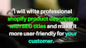 write engaging shopify product descriptions and SEO titles