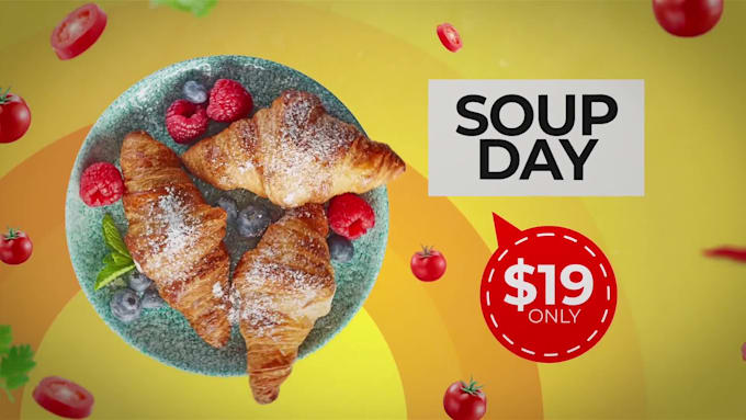 create food promo video