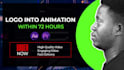 transform your logo into animation in 72hrs
