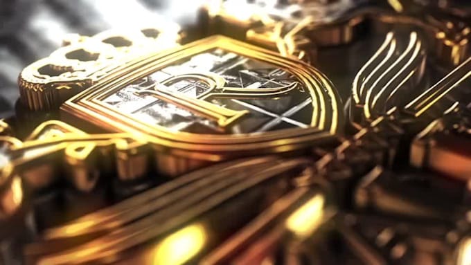do 3d cinematic luxury logo animation reveal intro