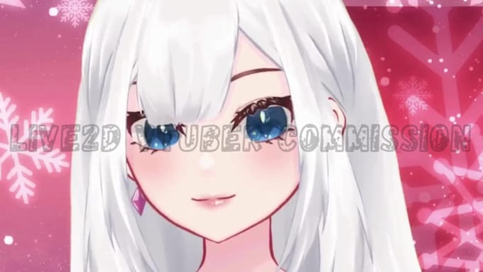 draw and rig live2d vtuber model vrc avatar with obs setup for livestreaming