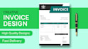 design invoice design,checklist,letterhead and price list