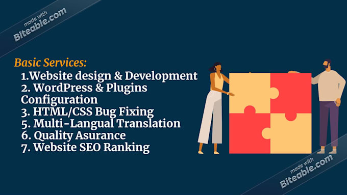 develop custom wordpress websites for you