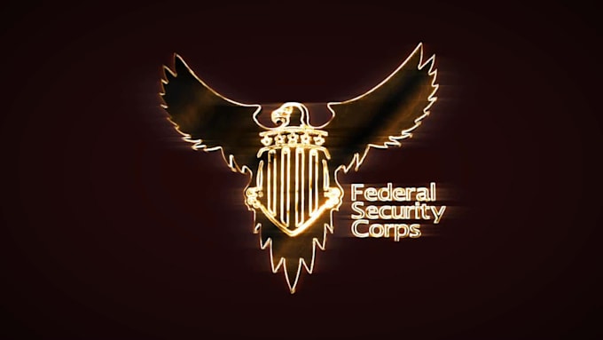 create of your logo in 3d gold, silver style banner or emblem loop