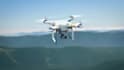 create quadcopter drone video logo intro