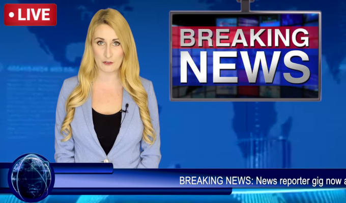 Your Breaking News Anchor Or News Reporter Spokesperson By Justjosiejo Fiverr 0281