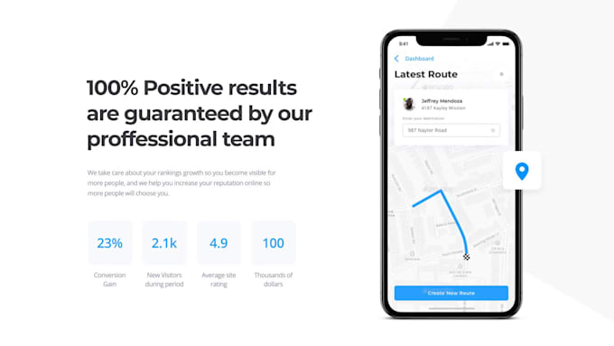 create an amazing  promo video for your app or web