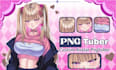 draw a high quality pngtuber model in anime style for streaming