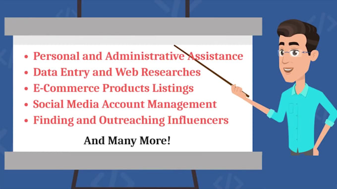 be your professional virtual assistant and helping hand