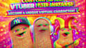 create a 3d vtuber ar filters burnt peanut style, for snap camera and streaming