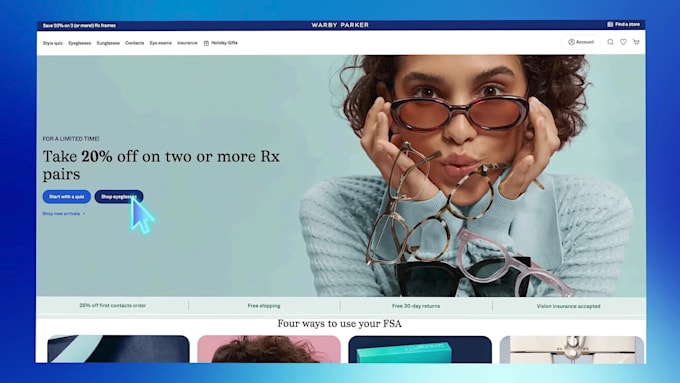 create a website promo on after effects
