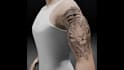 design realism custom or sleeve tattoo with 3d skin preview
