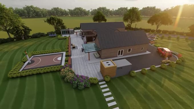 design your garden, backyard, swimming pool patio,frontyard