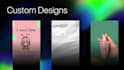 luxury label design, beautiful packaging with die line