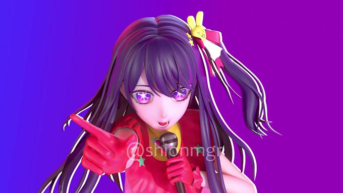 create your 3d anime character for your project