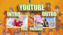 create youtube anime outro with end screen or anime intro