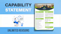 design a professional and business capability statement