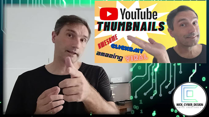 make thumbnails for youtube, awesome, pro, fast, cheap
