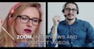 do zoom interviews or meeting video editing