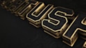create black and gold 3d logo animation video in 24h