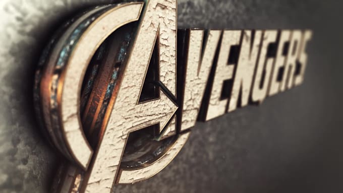 create 3d logo intro with grunge effect