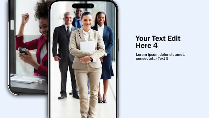 create a modern app promo demo video