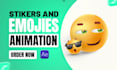 create gif animation, stickers and emojis animation, twish emotes